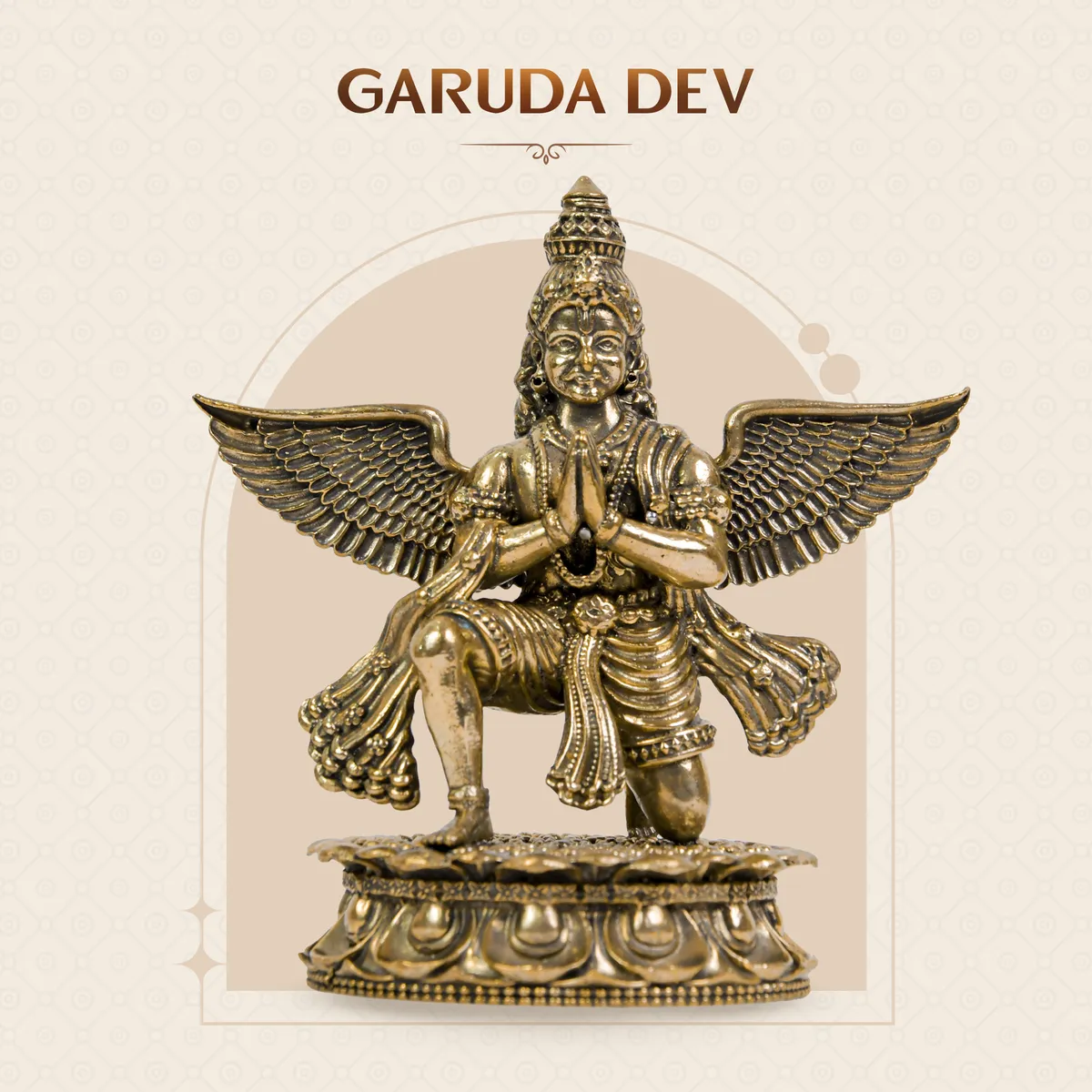 Brass Superfine Big Garuda Dev
